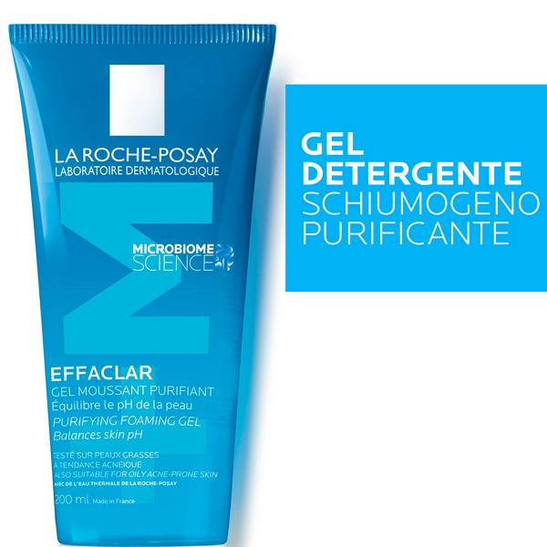 La Roche Posay Effaclar Gel Mousse Purificante Pelle Grassa e Sensibile 200 mL