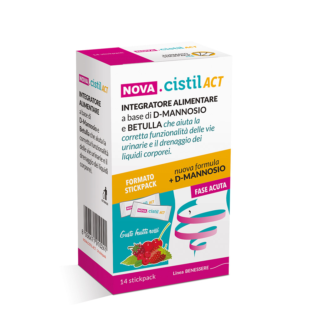 Nova Cistil Act Integratore 14 Stick