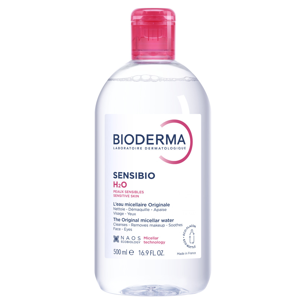 Bioderma Sensibio H2O Acqua Micellare – Struccante viso e occhi per pelli da normali a molto sensibili - 500 ml