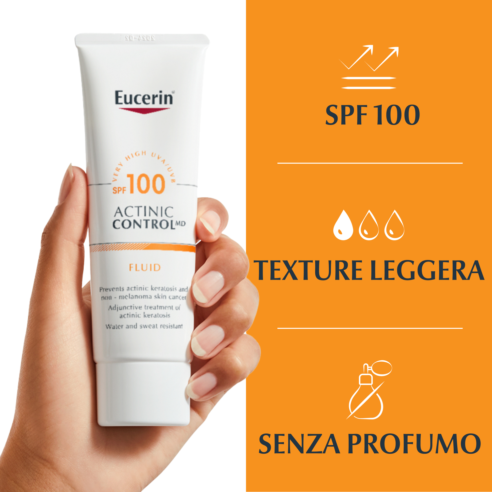 Eucerin Sun Actinic Control Fluido Solare SPF100 80ml