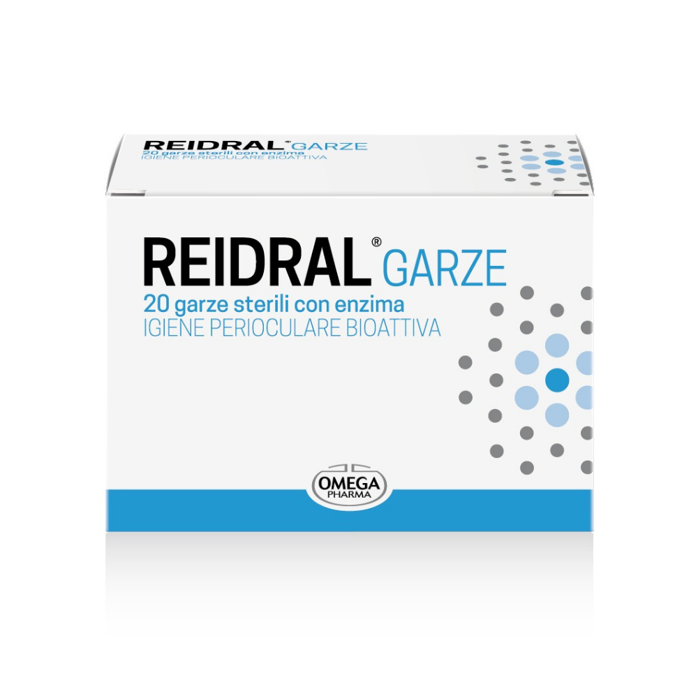 Omega Pharma Reidral - 20 Garze Sterili Per Igiene Perioculare Bioattiva