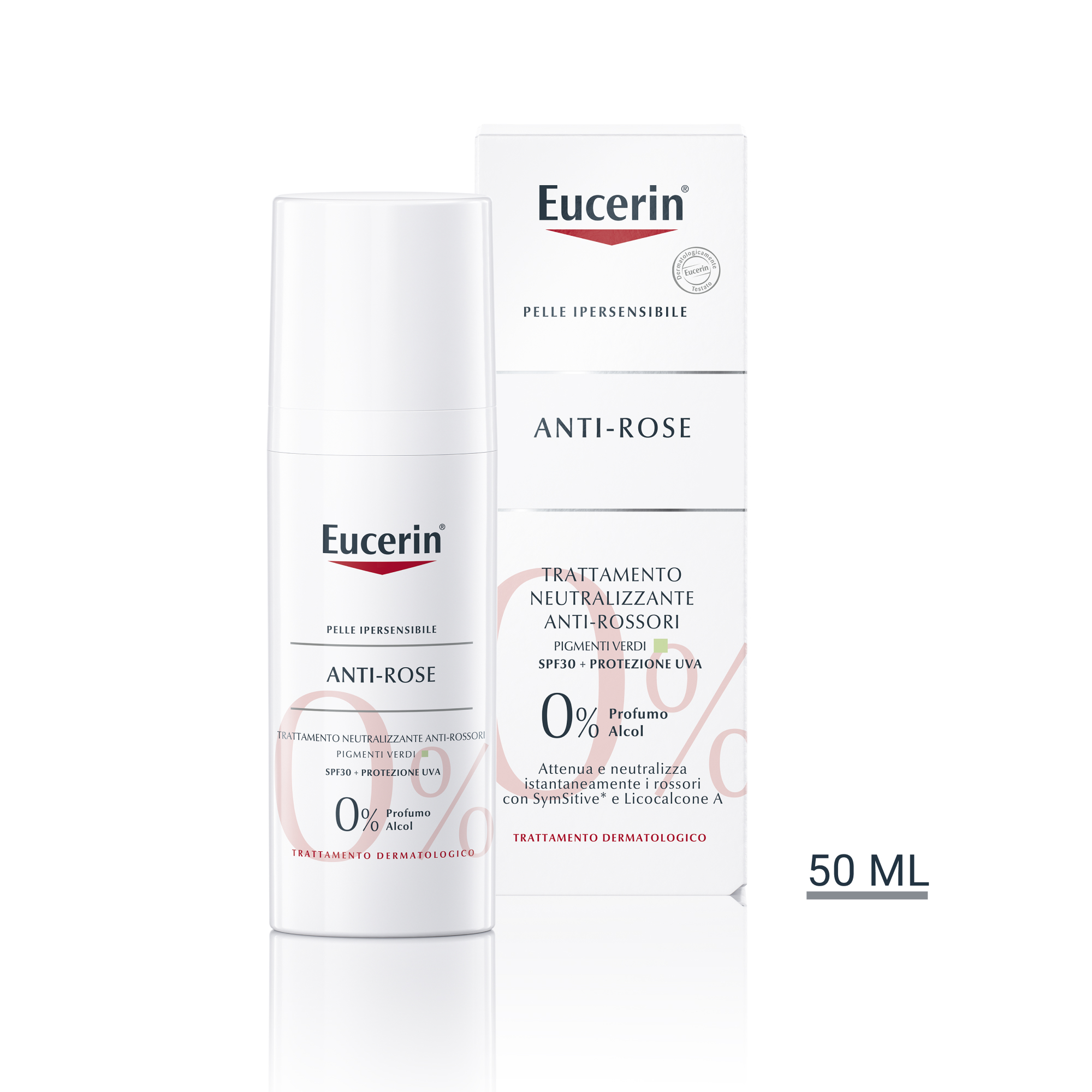 Eucerin Anti-Rose Trattamento Giorno Neutralizzante FP 25 Antirossore 50 ml