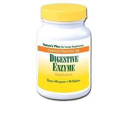 Nature's Plus Enzimi Digestivi Integratore per la Digestione