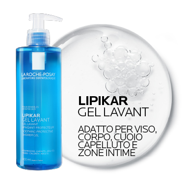 La Roche-Posay Lipikar - Gel Lavant Gel Doccia Detergente Delicato Per Pelle Secca E Sensibile 400 ml