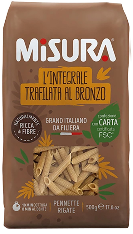 Misura Pennette Con Germe Di Grano Integrale 500 g