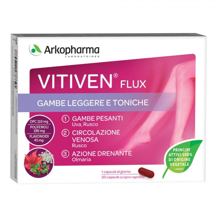 Arkopharma Vitiven Flux Integratore Alimentare 30 capsule