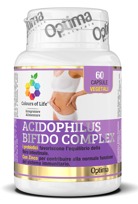 COLOURS OF LIFE ACIDOPHILUS BIFIDO COMPLEX 60 CAPSULE 500 MG