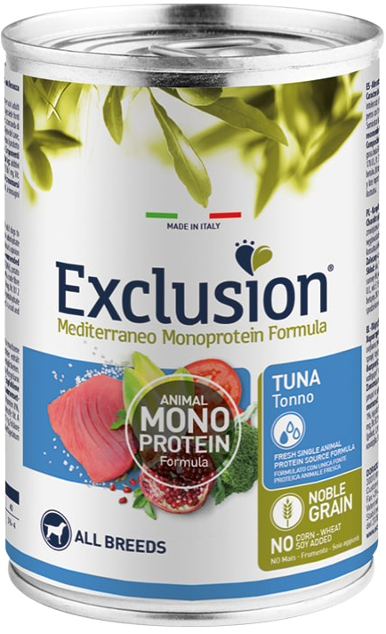 EXCLUSION M ADULT TUNA 400G