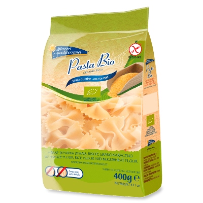 Piaceri Mediterranei Pasta Bio Farfalle Senza Glutine 400 g