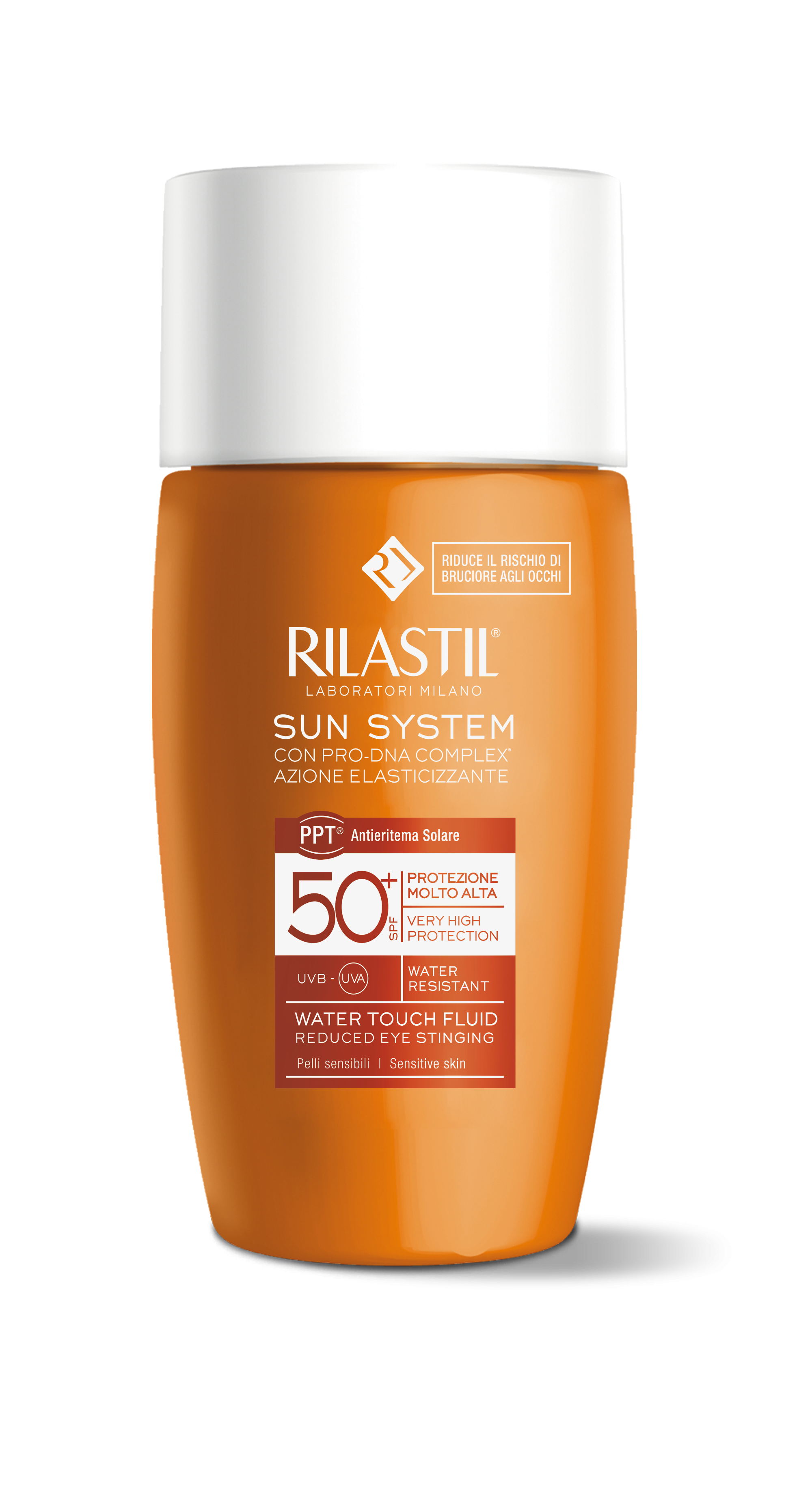 Rilastil Sun System Water SPF50+ per pelli chiare e sensibili previene eritemi e macchie solari 50ml