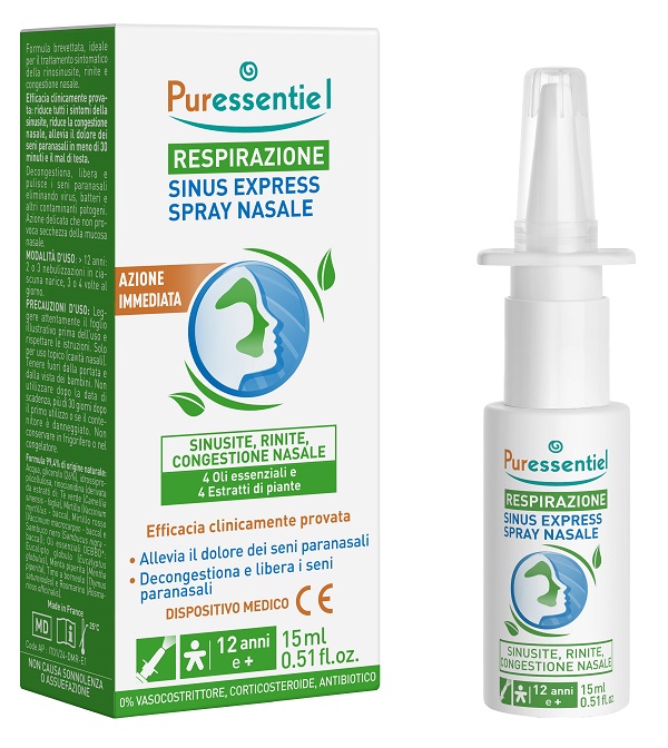 PURESSENTIEL SINUS SPR NASALE