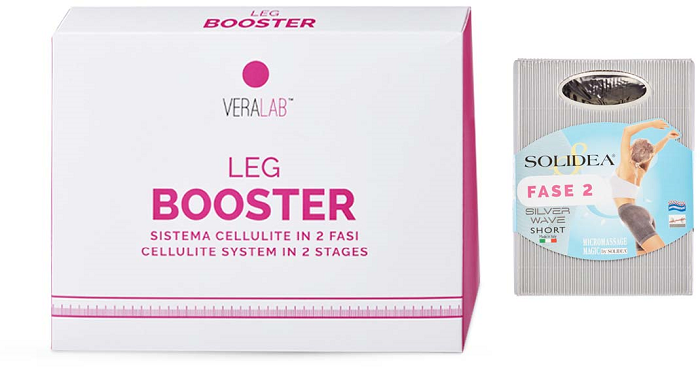 Veralab Leg Booster Sistema Rimodellante Cellulite Crema e Guaina L