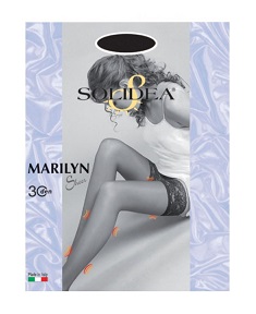 MARILYN 30 SHEER CALZA AUTOREGGENTE CAMMELLO 4