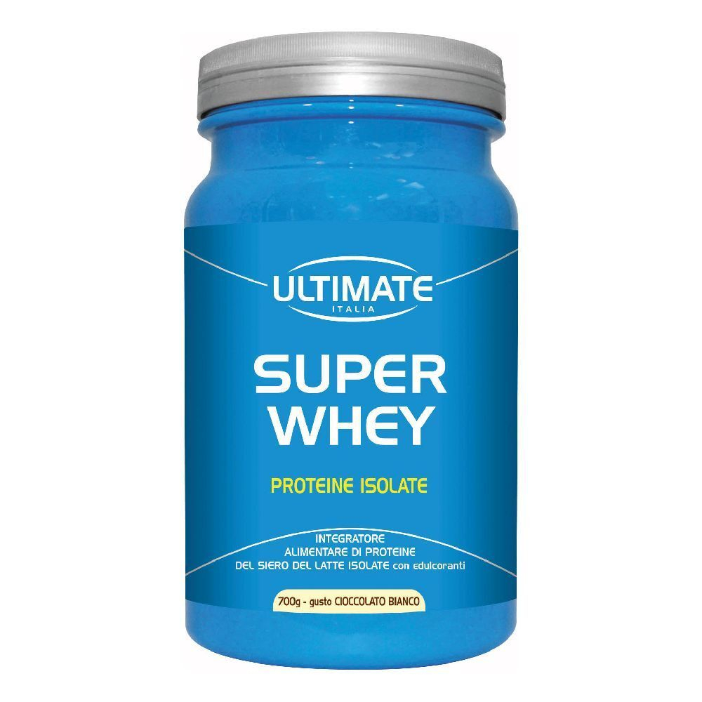Ultimate Sport Super Whey Cioccolato Bianco Integratore di Proteine Purissime 700 g
