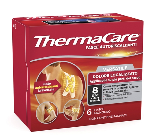 Thermacare Flexible Use Fasce Autoriscaldanti Adattabili 6 pezzi