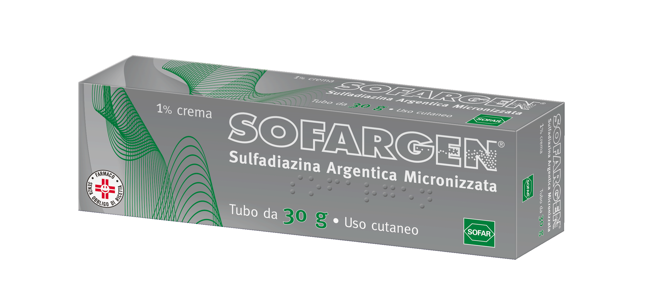 Sofargen Crema 1% Sulfadiazina Ustioni 30g