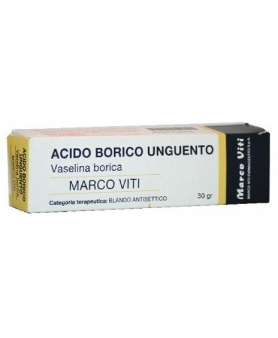 Acido Borico Marco Viti 3% Unguento Antisettico Tubo 30 g