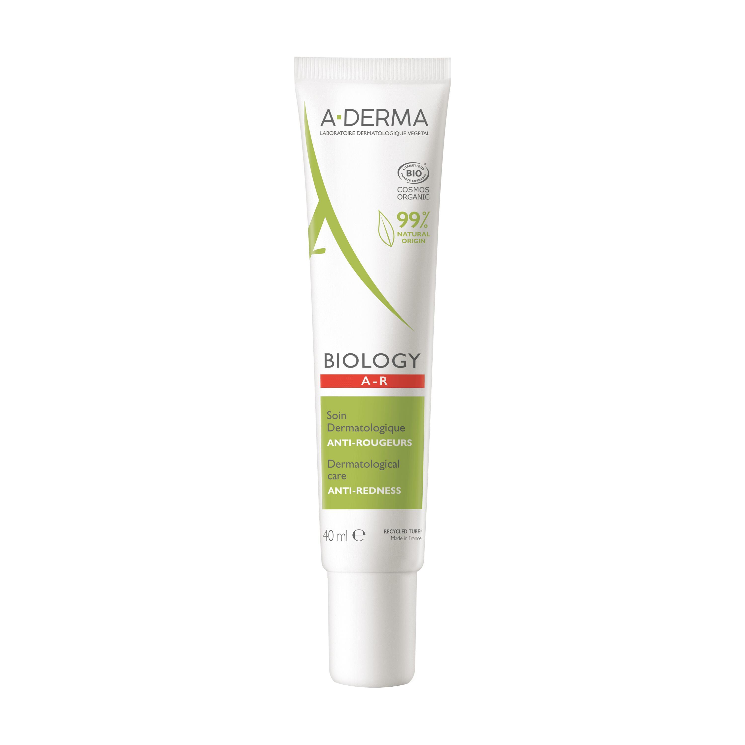 A-Derma Biology AR - Trattamento Dermatologico Anti-Rossori Per Pelle Couperose 40 ml