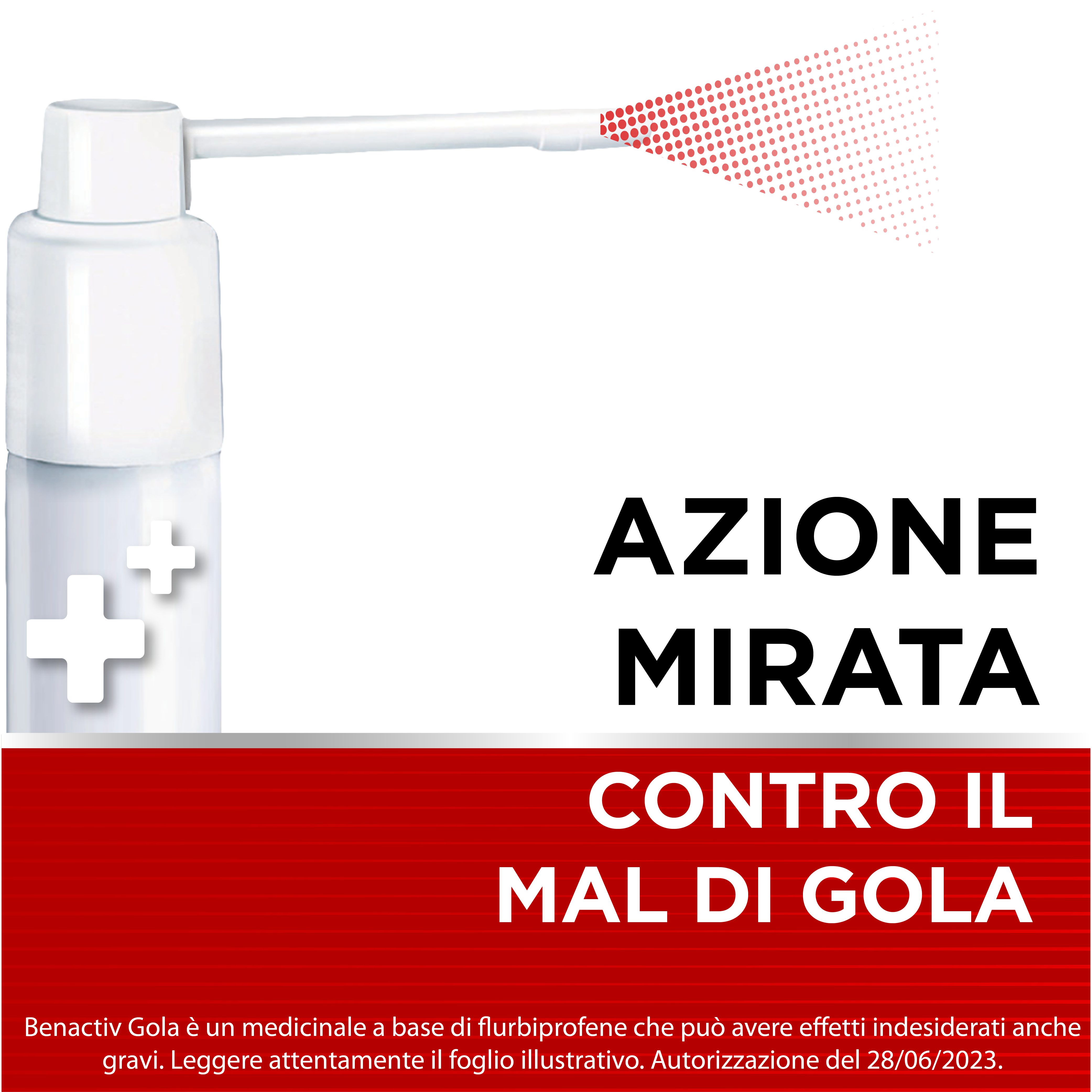BENACTIV GOLA SPRAY 15 ML spray gola per mal di gola 
