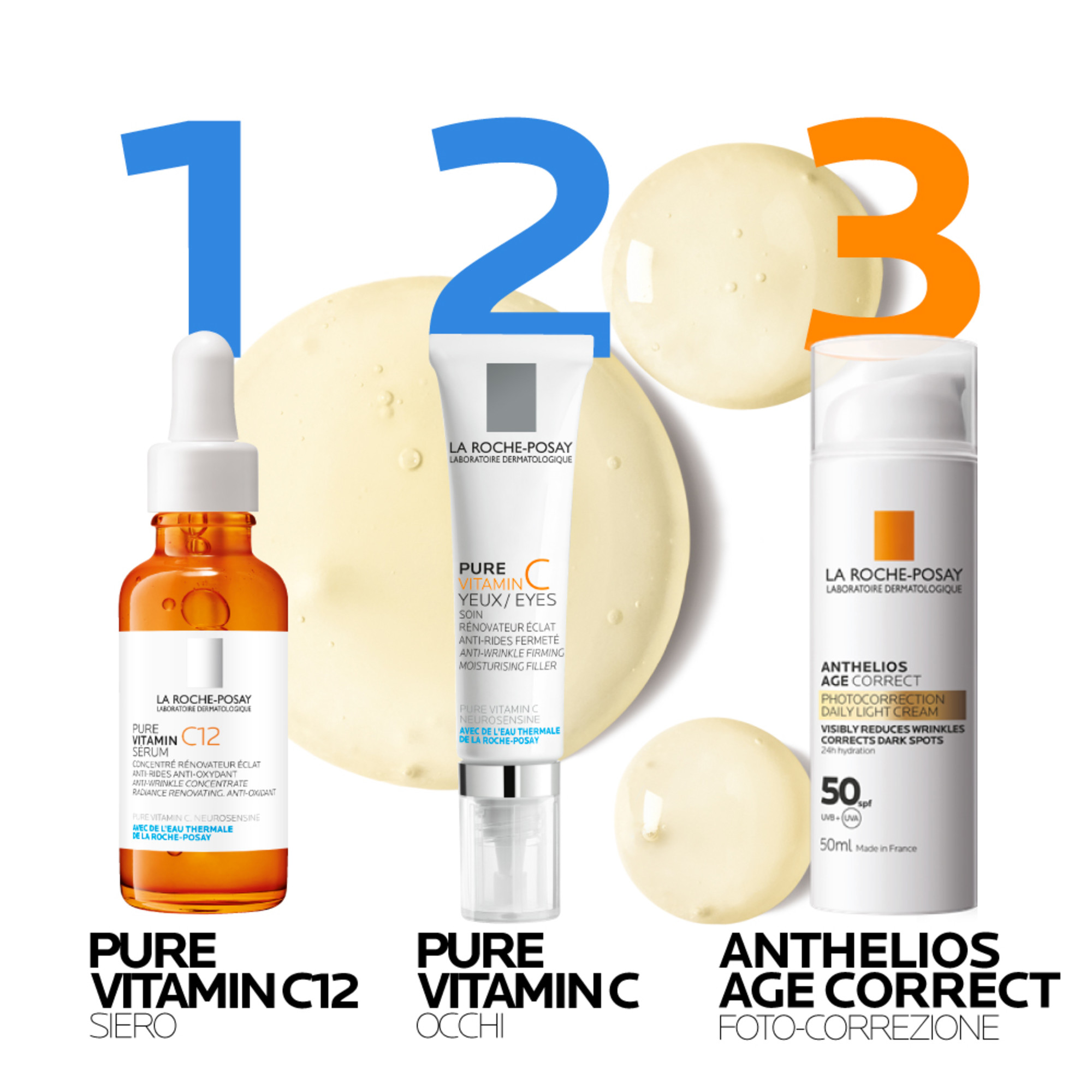 La Roche-Posay Pure Vitamin C12 Siero concentrato anti-rughe, anti-ossidante, illuminante 30 ml