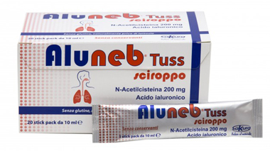 Aluneb Tuss Sciroppo Integratore Tosse Secca e Grassa 20 Stick Pack
