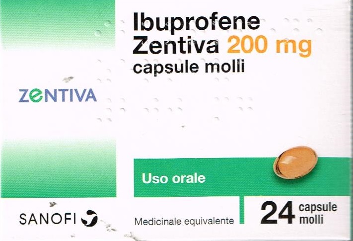 Ibuprofene Zentiva 200 mg 24 capsule molli