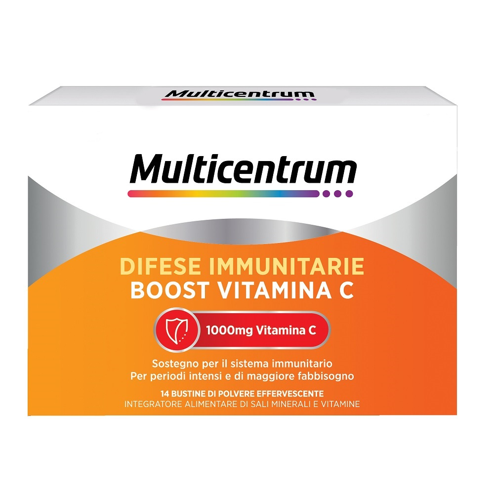 Multicentrum Difese Immunitarie Boost Vitamina C Integratore Alimentare Sali Minerali Vitamine 28Bst