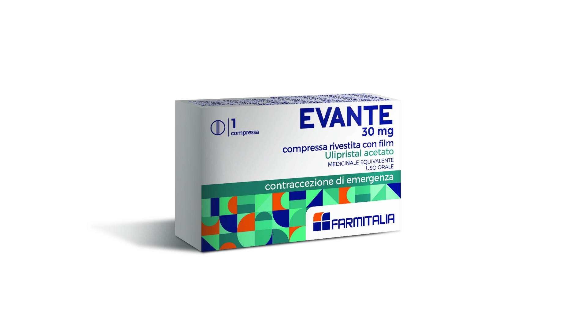 EVANTE contraccettivo d'emergenza 30mg compressa rivestita