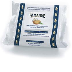 L'Amande Marseille Salviettine Struccanti All'Olio di Mandorle Dolci 25 Pezzi