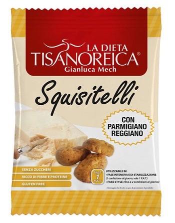 Tisanoreica 2 Squisitelli con Parmigiano Reggiano al gusto formaggio 30g