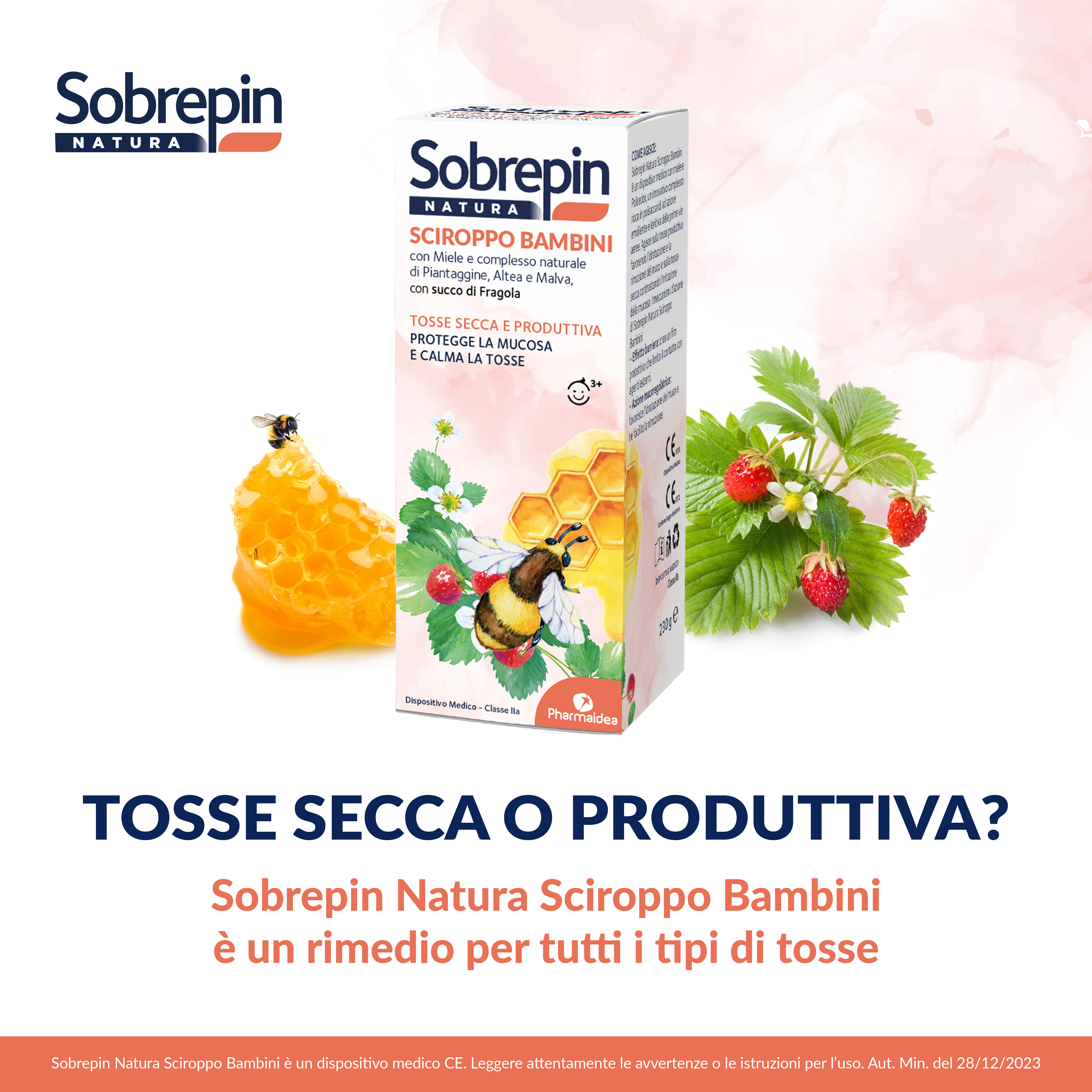 Sobrepin Natura Sciroppo Bambini Tosse Secca e Grassa
