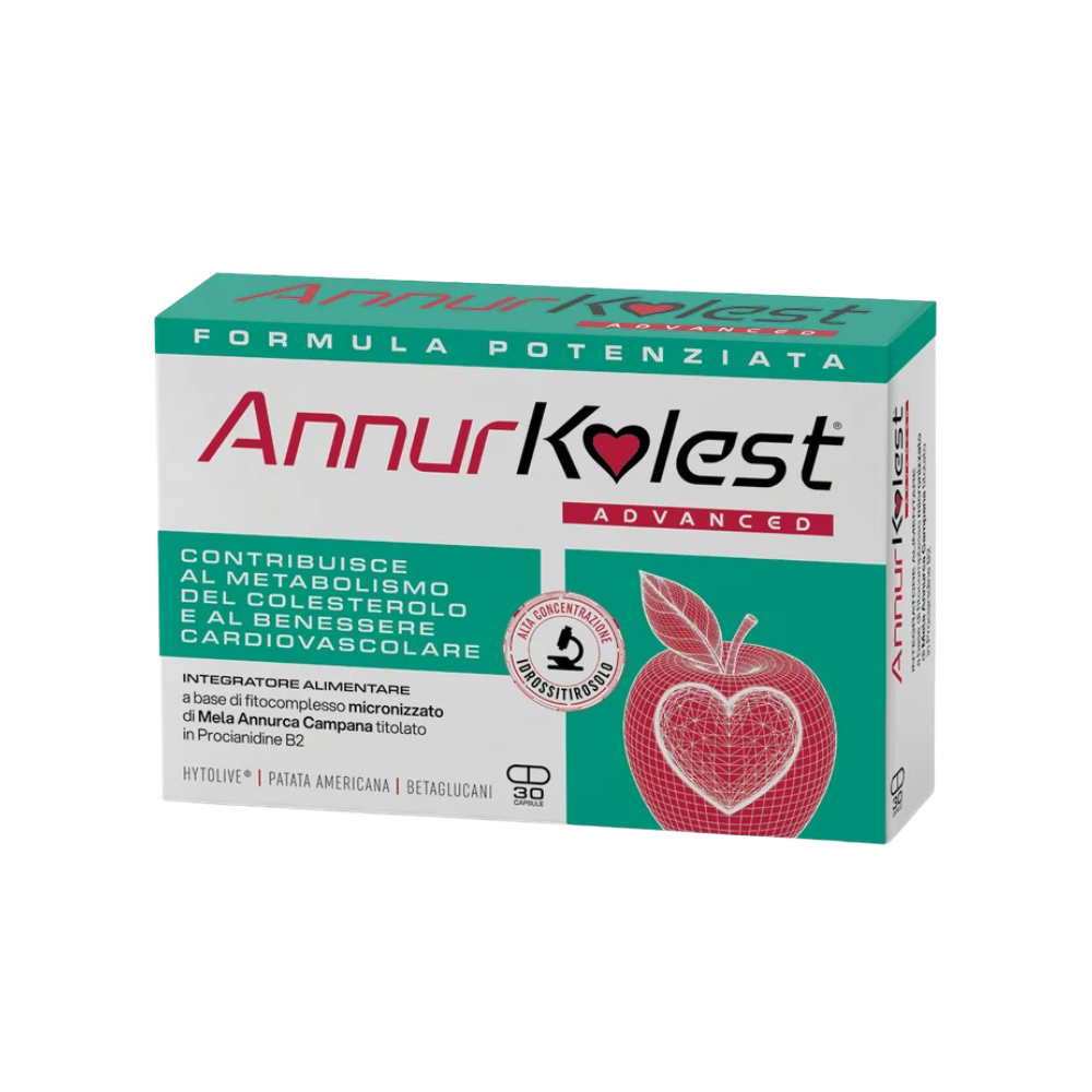 Annurkolest Advanced 30 Capsule - Integratore Per Il Metabolismo Del Colesterolo