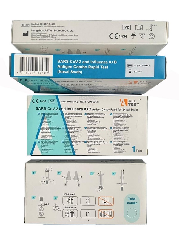TAMPONE SARS-COV-2 - INFLUENZA A+B  SELFTEST