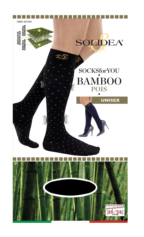 SOCKS FY Bamboo Pois Nero 1-S