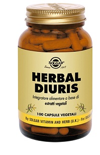 Solgar Herbal Diuris Integratore Vie Urinarie 100 Capsule Vegetali