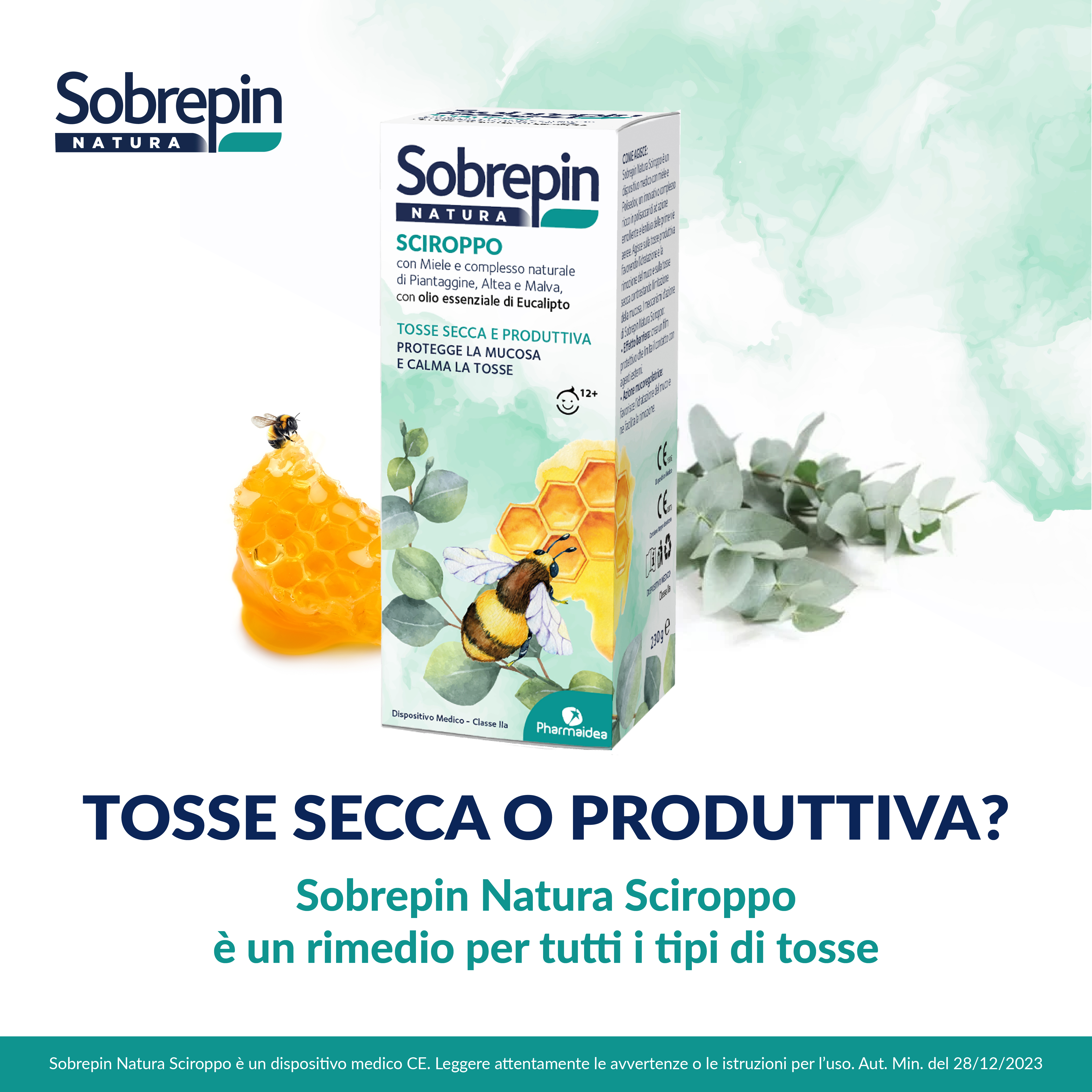 Sobrepin Natura Sciroppo Adulti Tosse Secca e Grassa