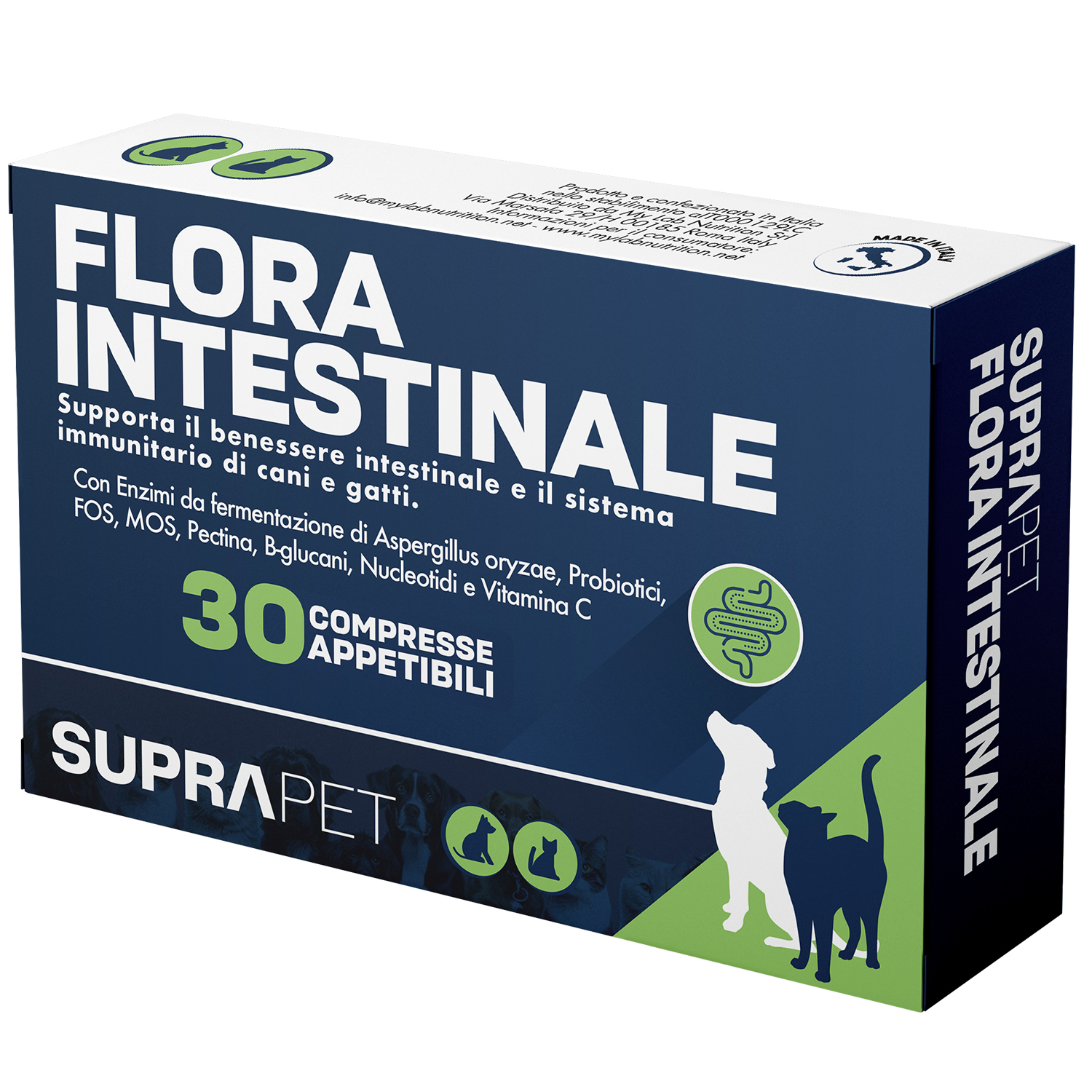 Suprapet flora intestinal 30 compresse