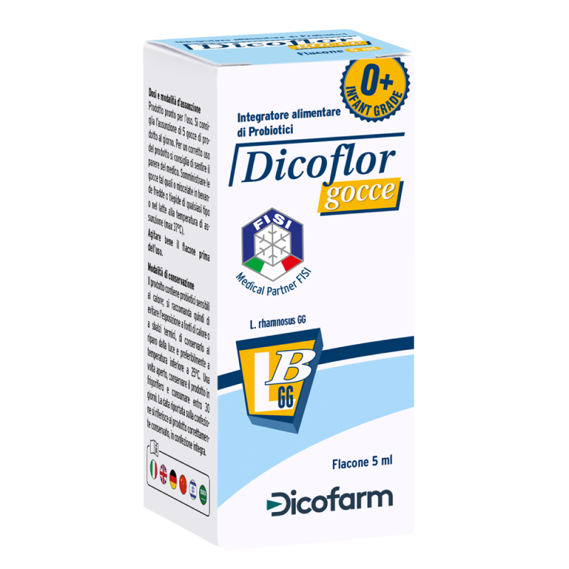 Dicoflor Gocce - Integratore di Fermenti Lattici - 5 ml