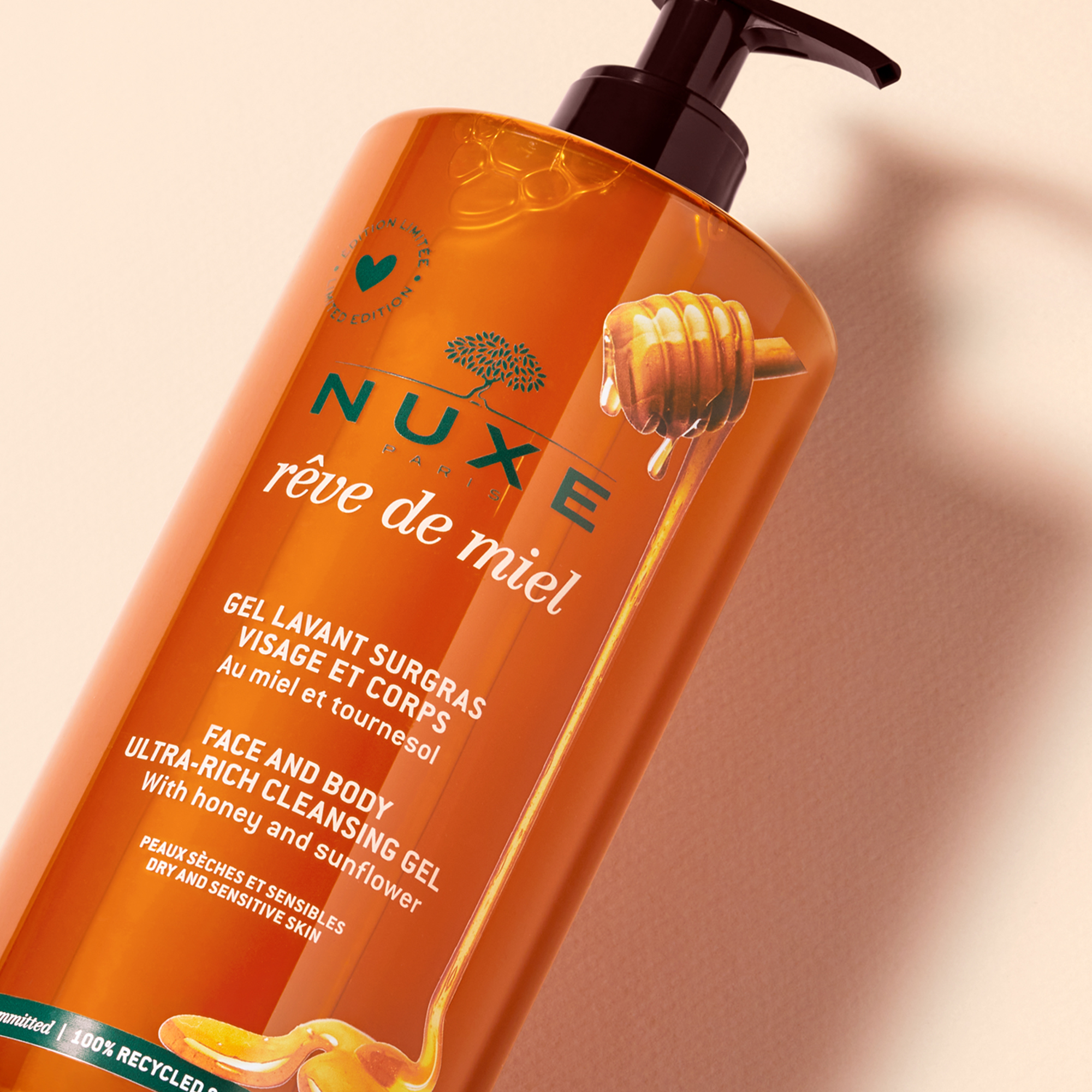 Nuxe Reve De Miel Gel Detergente Viso E Corpo Al Miele 750ml