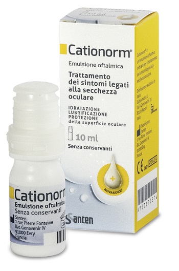 Cationorm Gocce Oculari Emulsione Oftalmica 10 Ml
