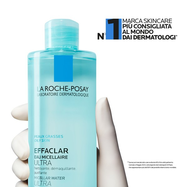 La Roche-Posay Effaclar Detergente Viso Acqua Micellare per pelle mista, grassa o a tendenza acneica 400 ml