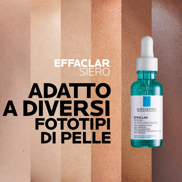 La Roche-Posay Effaclar Siero Peeling Viso Per pelle mista, grassa o a tendenza acneica, in età adulta 30 ml
