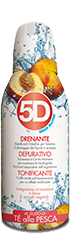 5D Depuradren Sleeverato - Gusto The alla Pesca - Integratore depurativo e drenante - 500 ml