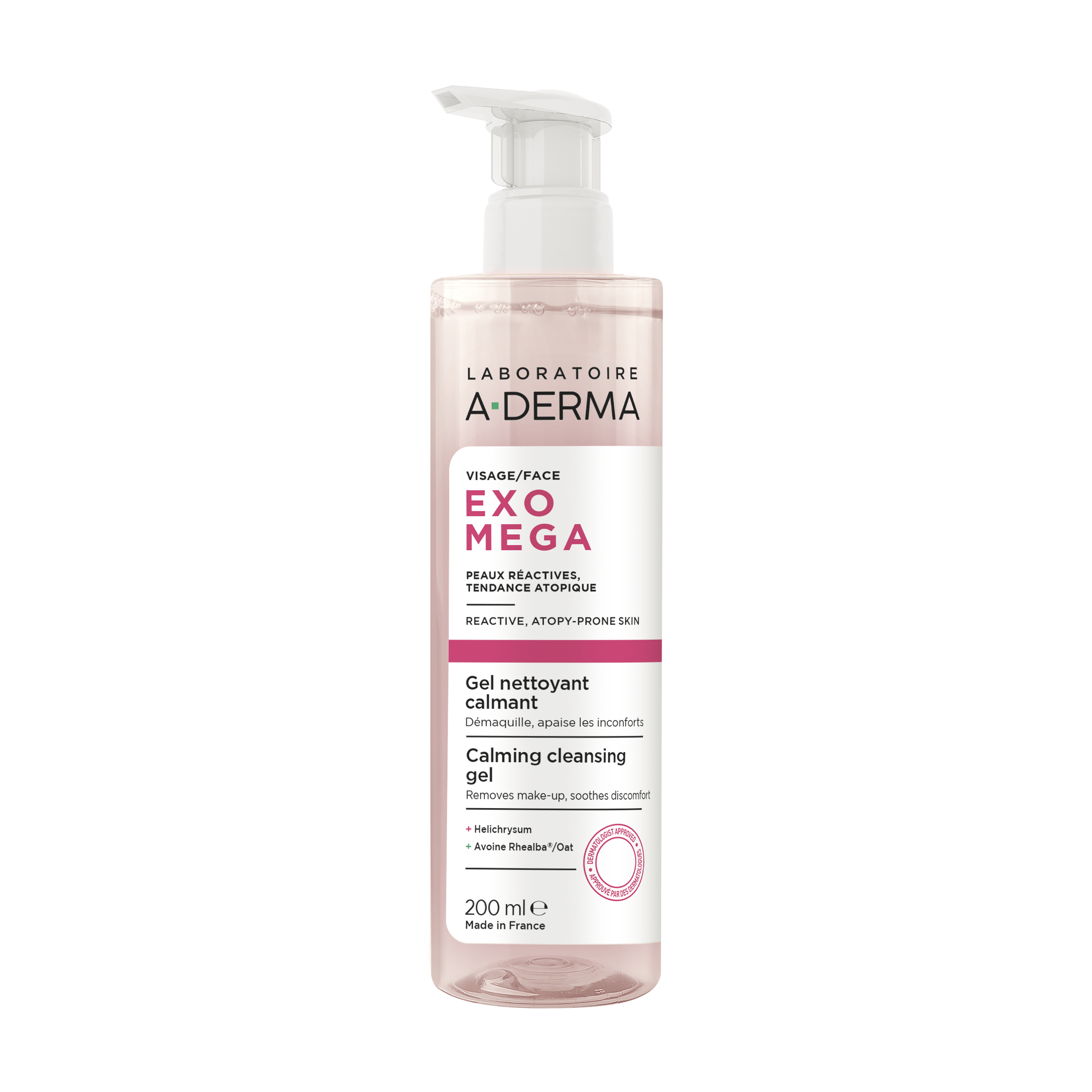 A-Derma Exomega - Gel Detergente Lenitivo Per Pelle A Tendenza Acneica 200 ml