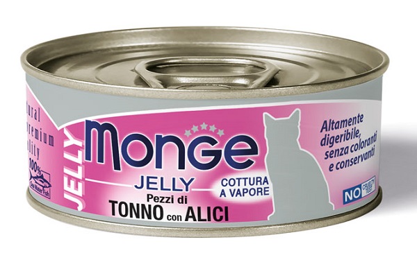 MONGE JELLY PEZZI TONNO/ACCIUG