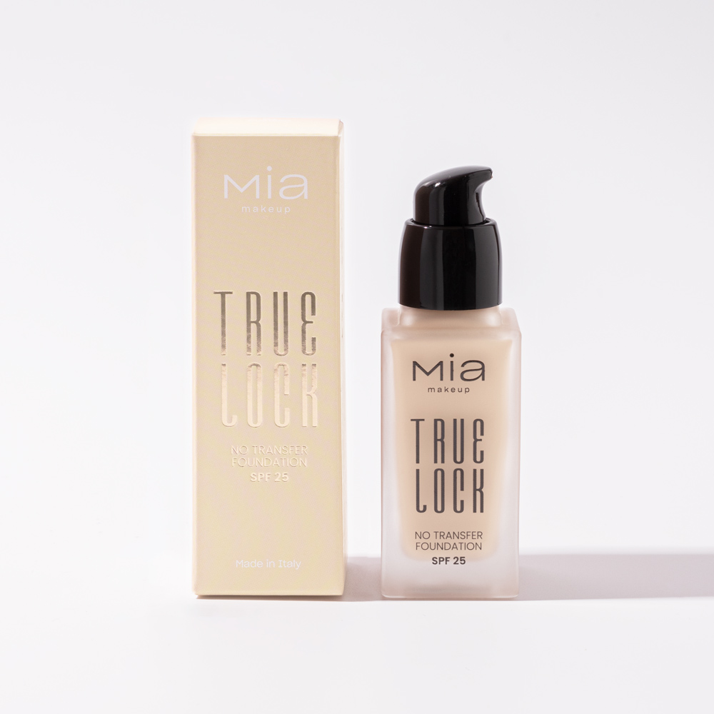 Mia Makeup - True Lock - Fondotinta Fluido SPF25 A Lunga Tenuta - N.03 Vanilla