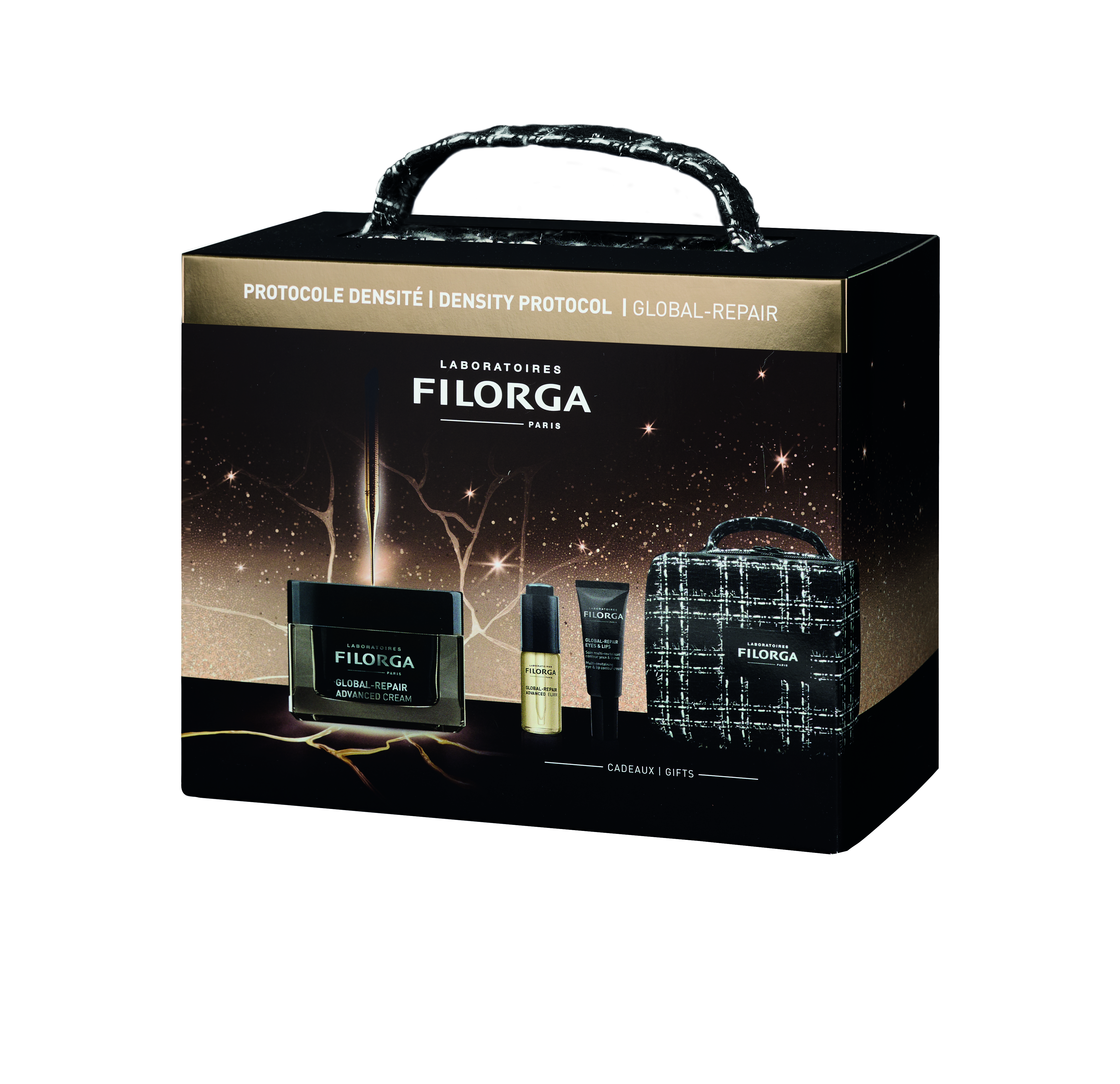 Filorga Global Repair - Cofanetto Crema 50ml + Elixir 5ml + Occhi e Labbra 4ml + Beauty