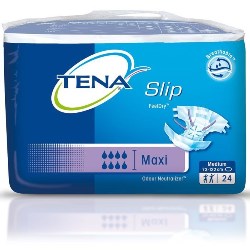 TENA Slip Maxi - Pannoloni assorbenti per perdite urinarie Taglia M 24 Pezzi