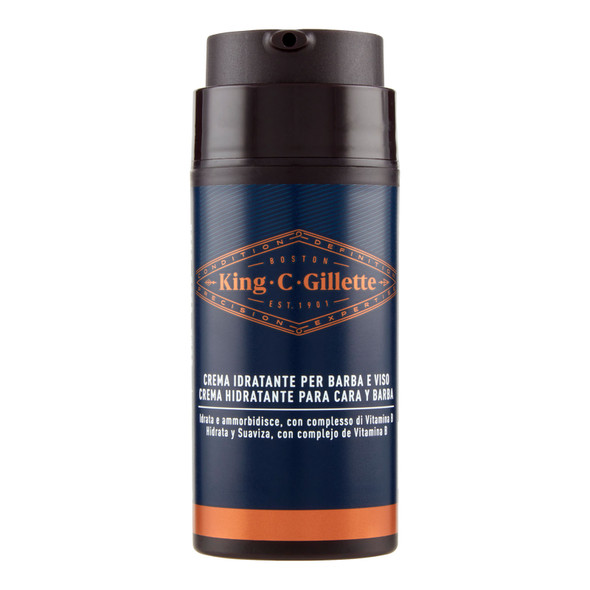 GILLETTE KING MOISTUR BARBA VIS100