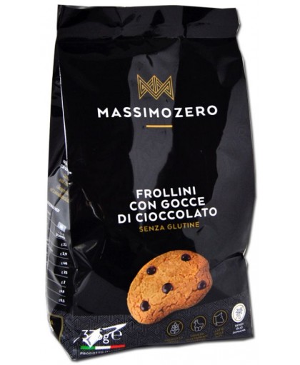 Well Food Massimo Zero Frollini con Gocce di Cioccolato Senza Glutine
